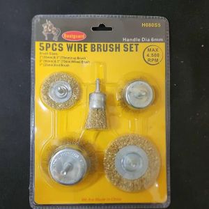 Bestguard Mata Bor Sikat Mangkok Kawat Set 5 pcs