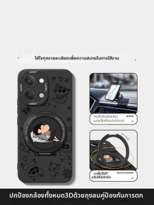 Magnetic New Liquid Silicone Full Protective Case with Stand for Redmi Phones