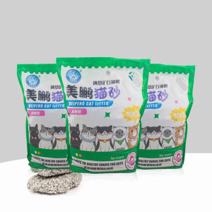 MEI PENG Cat Litter 10kg Không Có Mùi Bột Bentonite Tự Vùi Dung Tích Sử Dụng Lớn 30kg Hạt Cát Cho Thú Cưng