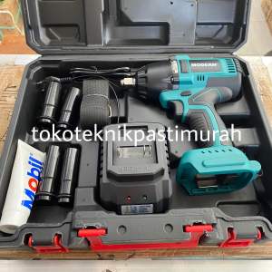 Cordless Impact Wrench Modern M65/ Pembuka Baut Motor Mobil Batrai M-65/ Impact Cas Baterai M 65