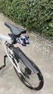 CONUSEA | Remote Control Bubble Machine for Kids Auto Bubble Blower with LED Light Rechargeable & Bicycle Mount Design for Outdoor Toy