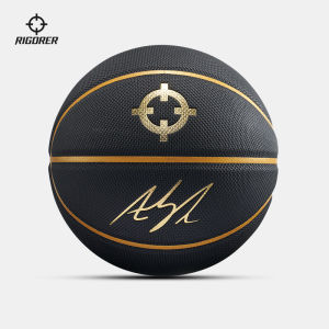 Rigorer Austin Reaves Basketball Ball Original Size 7 indoor Outdoor Authentic Wear Resistant Team Sports Basketball PU Leather Training Equipment For Adult with Net + Bag + 2 Pins and inflator