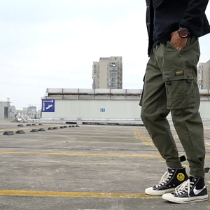 6 Pocket Cargo Pants for Men Quick-drying Jogger Pants for Men America Trend Cargo Pants