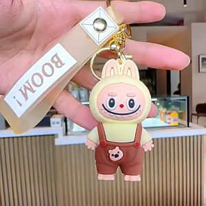 Nicedays🍒Gantungan Kunci Boneka Lucu Labubu Gantungan Kunci Kartun Kreatif Liontin Domba Kecil COD