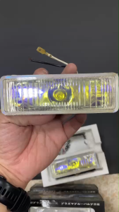 SALE !!! ไฟสปอร์ตไลท์เหลี่ยม ไฟตัดหมอก Racar 59 12V สีเหลือง สีขาว ความยาว 13 ซ.ม กว้าง 4.5 ซ.ม งานไต้หวัน