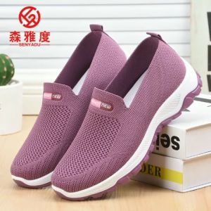 Sepatu Wanita Korean Nylon Casual Sneakers Import ASP63
