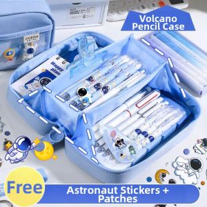 Astronaut Cartoon Large Capacity Pencil Case