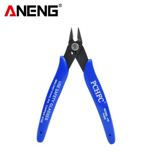 ANENG | ANENG 170 Electronic Diagonal Cut Pliers Smooth Cut Non Slip Jaw Copper Iron Wire Pin Resin Trimming Workshop Home Hand Tool