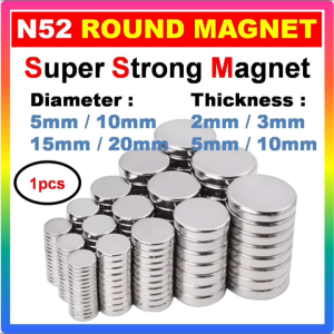 N52 Neodymium Round Magnet - Super Strong Industrial Grade Magnetic Block NdFeB Rare Earth