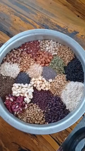 Bột ngũ cốc dinh dưỡng nhà làm 22 loại hạt 500gr