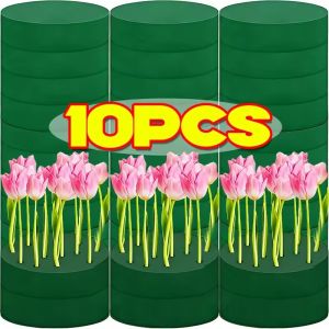 【Hibeautylife】10PCS Floral Sponge Multiuse Water Absorbent Fresh Flowers Easy Cut Usefully Green Wedding Party Garden Decor Floral Foam