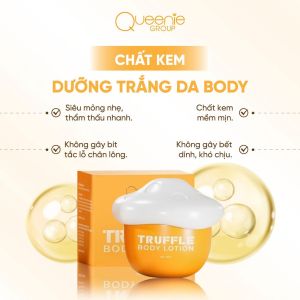 Kem BODY NẤM Queenie Skin chính hãng dưỡng ẩm + dưỡng trắng