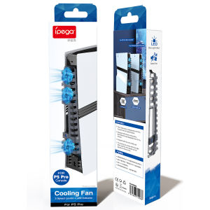 For PS5 Pro/PS5 Slim Cooling Fan Cooling Game Accessories Quiet Cooler Fans for Playstation 5 Pro/Slim Disc & Digital Edition