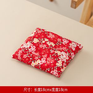 Creative Wealth Cat Decorative Cushion Home Decoration Festive Cotton Cloth Base Tray Desktop Ornament Chinese Ancient Style