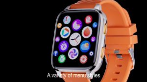 แฟชั่นสมาร์ทนาฬิกา FW12 บลูทูธนาฬิกาข้อมือ 1.85 "HD หน้าจอสัมผัสขนาดใหญ่สุขภาพการตรวจสอบผู้ชายผู้หญิงกีฬา Smartwatch
