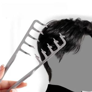 1/2Pcs Volumizing Wide-Tooth Hair Styling Comb Curling Tools Fluffy Texture for Men Ideal for All Hair Types Hairstyling Tools