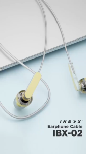 INBOX IBX-02 Earphone 3.5mm Stereo Clear Sound Bass Microphone Headphone Headset