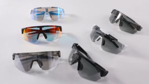 TR90 Riding Photochromic Mirrored Cycling Glasses UV Protection Sport Sunglasses Outdoor Eyewear