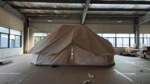 เต็นท์กระโจมจักรพรรดิ ขนาดใหญ่ 4x6 m. สูง 3 เมตร แข็งแรง ทนทาน กันน้ำ 100% Canvas กระโจมฮ่องเต้ New Canvas Emperor Tent