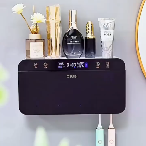ASWEI A88YSJ Dispenser Odol Pasta & Tempat Sikat Gigi 3 Cup Dengan Automaic UV Proteksi