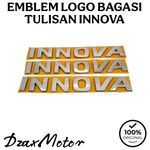EMBLEM LOGO BAGASI TULISAN INNOVA ORIGINAL