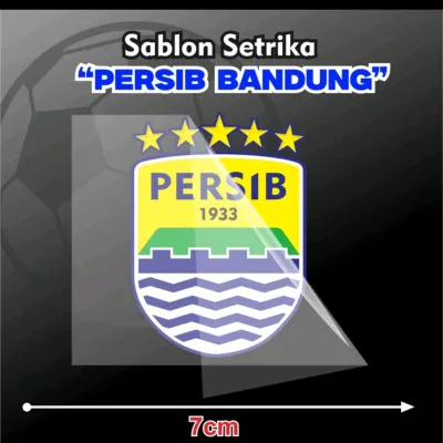 [Termurah] 10 Pcs STIKER SABLON LOGO PERSIB / SABLON SETRIKA / SABLON DTF