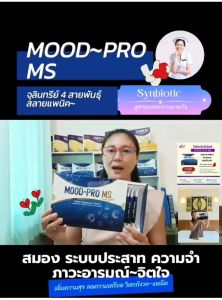 Mood Pro MS จุลินทรีย์ความสุข เสริมด้วยวิตามิน แร่ธาตุ สารสื่อประสาท ที่ช่วยบำรุง ฟื้นฟูระบบประสาท - Lazada