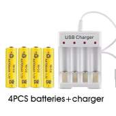 1.2V Ni-MH Rechargeable Batteries AA / AAA | High Capacity | Perfect for Mouse Flashlight Toys & Microphones