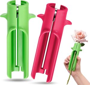 Rose Thorn เครื่องมือกําจัด Rose Thorn Remover Leaf Peeler ดอกไม้ Remover บ้านร้านดอกไม้สวน Thorn Removal Leaf เครื่องมือกําจัด