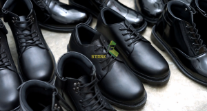 Sepatu PDH Tali Pendek Pria Wanita Dinas Kuliah Kantor Security Outsol Radial Terbaru