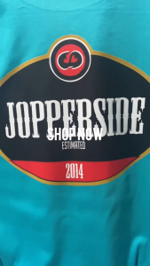 Jopperside kaos pria katun combed distro premium ts474DB logo