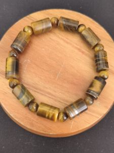 LITTLE D TIGERS EYE | COLORFUL YELLOW TIGERS EYE|  NATURAL DIY BRACELETS