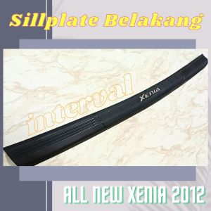 Sillplate Belakang Pijakan Kaki Mobil All New Xenia 2012 Sill Plate Hitam