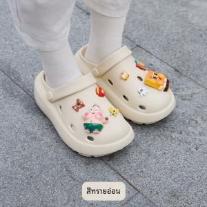 Removable Crocs Shoe Buckle Accessories Cheese Pattern Decorative Hole Shoe Flowers Large Hole DIY Parts Footwear Accessories