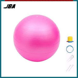 JBA Yoga Ball Explosion-proof Thick 2MM Large Size 75CM Anti Slip With Inflator Tools Stability Elastic Skin-Friendly Exercise Ball For Women Pilates Ball Yoga Massage ball