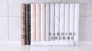 Wallpaper Dinding Marmer Putih New Panjang 8 Meter x Lebar 45cm