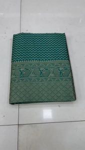 Beautiful Art Silk Jacquard Border Saree With Unstitched Running Blouse_Ready Stock