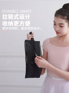 Latin Dance Shoe Bag Ballet Pointe Shoes Adult Childrens Dance Shoes Storage Small Bag LOGO Shoe Net Bag Fitness Accessories