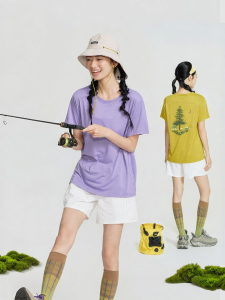 Antibacterial Soft Breathable Dry-fit Yoga T-Shirt