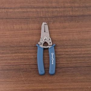 6.5 Inch Stainless Steel Wire Stripper Spring Loaded Pliers For Electrical Automotive Wiring Stripping Cutting Bending 0.6-2.6mm