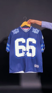 KHF | Jersey Vintage Number 66 Wanita Laki-Laki Cewek Futsal Bahan Dryfit Brazil Milano Full Printing Oversize Casual Rugby Retro Streetwear Hockey Retro NFL Bola Olahraga Boxyfit Pakaian