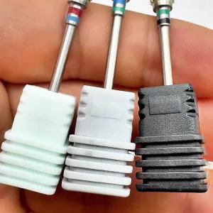 Hot-Selling Tungsten Carbide Multi-Function Nail Drill Bit Sharp Mirror Spiral Flute 2.35mm Shank Coarse/Medium/Fine Grit Opt