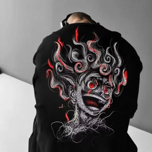 Bandai | ONE PIECE Anime Peripheral Clothes Classic Comic T-Shirt Short Sleeve Crew Neck Summer Mens and Womens Couples