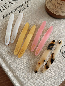 Elegant French Acetate Hair Clips Womens Side Invisible Hair Accessories Duckbill Hair Clamp Bangs Clamp Edge Headwear