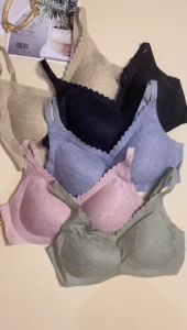 Bra Wanita Push Up Mengangkat Payudara Seamless Tanpa Kawat | Bra Remaja | Zivva Bra Flower