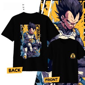 Bandai | "Dragon Ball" Retro Cotton Printed T-Shirt - Comfortable and Casual Childrens Clothing for Parents and Kids