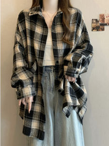 Winter Thickened Plaid Coat