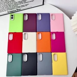 szhaiyu | Luxury Matte Candy Solid Color Phone Case for Samsung Galaxy Z Fold 8 Ultra 7 6 5 4 Fold8 Fold7 Frosted Hard PC Shockproof Cover