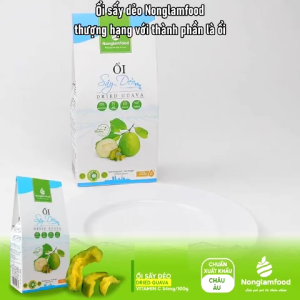 Ổi Sấy Dẻo NONGLAMFOOD Dẻo Mềm Thơm Ngọt Tự Nhiên Trái Cây Sấy Dẻo Hoa Quả Sấy Đồ Ăn Vặt Lành Mạnh Hộp 100g
