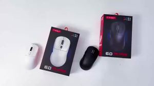 T-WOLF X4 Wireless Gaming Mouse Tri Mode Wired Bluetooth 3 in 1 Mice 8000DPI Adjustable Driver 1000Hz High Polling Rate No Delay